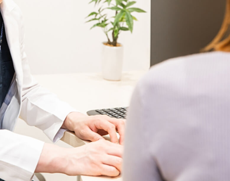 医師とのカウンセリング